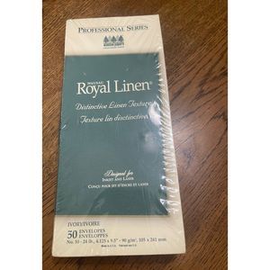 Wausau Royal Linen Professional Series Pack of 50 Envelopes No.10 24 LB. NEW